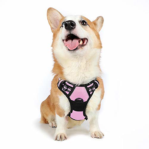 ht-dog-002 Reflective No-Pull Dog Harness